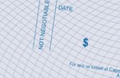 Sample cheque